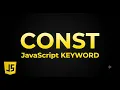 Constant variables in JavaScript JavaScript Course