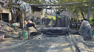 Live Cement Craft Cement Pipes Making Process #live