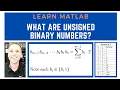 What are unsigned binary numbers