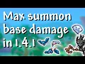 Terraria - 1 4 1 Maximum summon base damage above 110 000 per hit