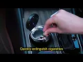 Car Ashtray with Lid Detachable Stainless Smokeless Auto Ashtray Portable Mini Vehicle Trash Can