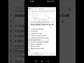 Insert bullet points in a cell