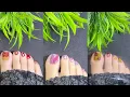 Trending pedicure nail art ideas 2026 Easy toe nails Foot Nail art designs