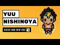 Perler 101 Yuu Nishinoya of Haikyuu