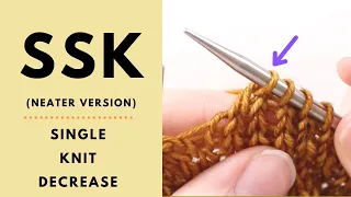 SSK Tutorial A Neater Technique - Slip Slip Knit