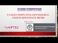 CLOUD COMPUTING OPENSOURCE CLOUD-OPENSTACK DEMO