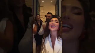 ابطال مسلسل لعبه حب يحتفلون بنجاح المسلسل لعبة حب 