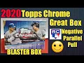 2020 Topps Chrome Blaster Plus a bunch of Refractors