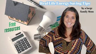 Saving Money on Utilities | Large Family Mothering Tips for Lower Energy Bills