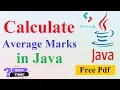 Q1 - Average Marks calculate in java Java Question for Practice Java tutorial for beginners