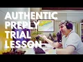 An Authentic Preply Trial Lesson with a Corporate Student