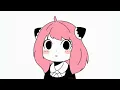Anya remains cute even after a burp