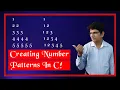 Creating Number Pattern in C Language