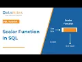 Scalar Function in SQL Explained with Examples SQL Tutorial