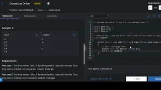 Codechef Solution Starter 95 P-1 Donation Drive