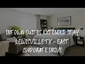 InTown Suites Extended Stay Lewisville TX - East Corporate Drive Review