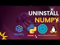 Python Numpy Uninstall in Ubuntu How to uninstall Python Numpy on Ubuntu Server Linux WhizMaster