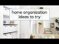 20 Home Organization Ideas and Strategies to Transform Your Space