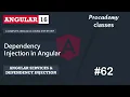 Dependency Injection Angular Services Dependency Injection A Complete Angular Course