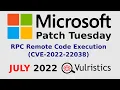 RPC Remote Code Execution CVE-2022-22038