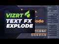 Vizrt 4 Text FX Explode Plugin Tutorial