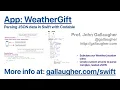 Ch 6 11 OpenWeather Update - Parsing JSON results using Codable