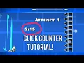 How to a make Click Counter Geometry Dash Tutorial
