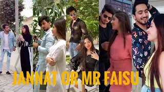 trending viral tik tok video jannat zubair and mr faisu 2020 lockdown