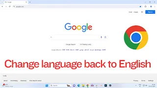 How to change Google Chrome language back to English