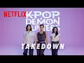 Download Lagu TWICE「TAKEDOWN（ジョンヨン / ジヒョ / チェヨン）」リリックビデオ | KPOPガールズ! デーモン・ハンターズ | Netflix Japan