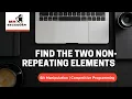 Find the two non-repeating elements Bit Manipulation Competitive Programming