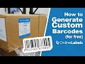 How to Make Custom Barcodes Free Barcode Generator OnlineLabels