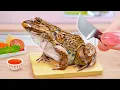 Download Lagu Catch A Frog Jumping 🐸 How To Cook Miniature French Frog 🔥 Real Mini Food by Tina Mini Cooking