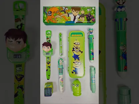ben10 stationery items #stationery #backtoschool #schoolsupplies #ben10