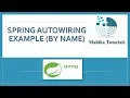 13 Spring Autowiring Example byName