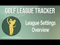 League Settings Overview