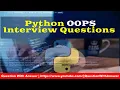 Python OOP Interview Question