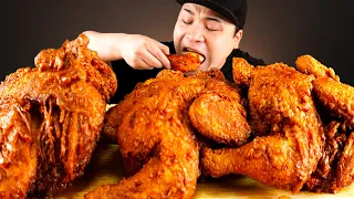 todays mukbang is going to be a delicious old chicken 