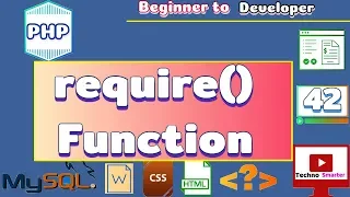 Require function Vs Include function PHP tutorials for beginners - 42 HINDI