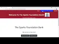 The Sparks Foundation Web Development and Designing Basic Banking System Task-1