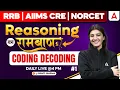 RRB Nursing AIIMS CRE NORCET Coding Decoding Questions Reasoning Class By Sunny Mam