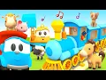 Sing with Leo the Truck! Animals' train song for preschoolers. Cool animation \u0026 cartoons.