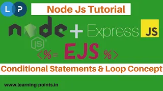 EJS Loop Concept and Conditional Statement Express JS Tutorial Node Js Learning Points