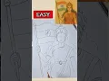EASY Bharat mata ki drawing Independence day drawing