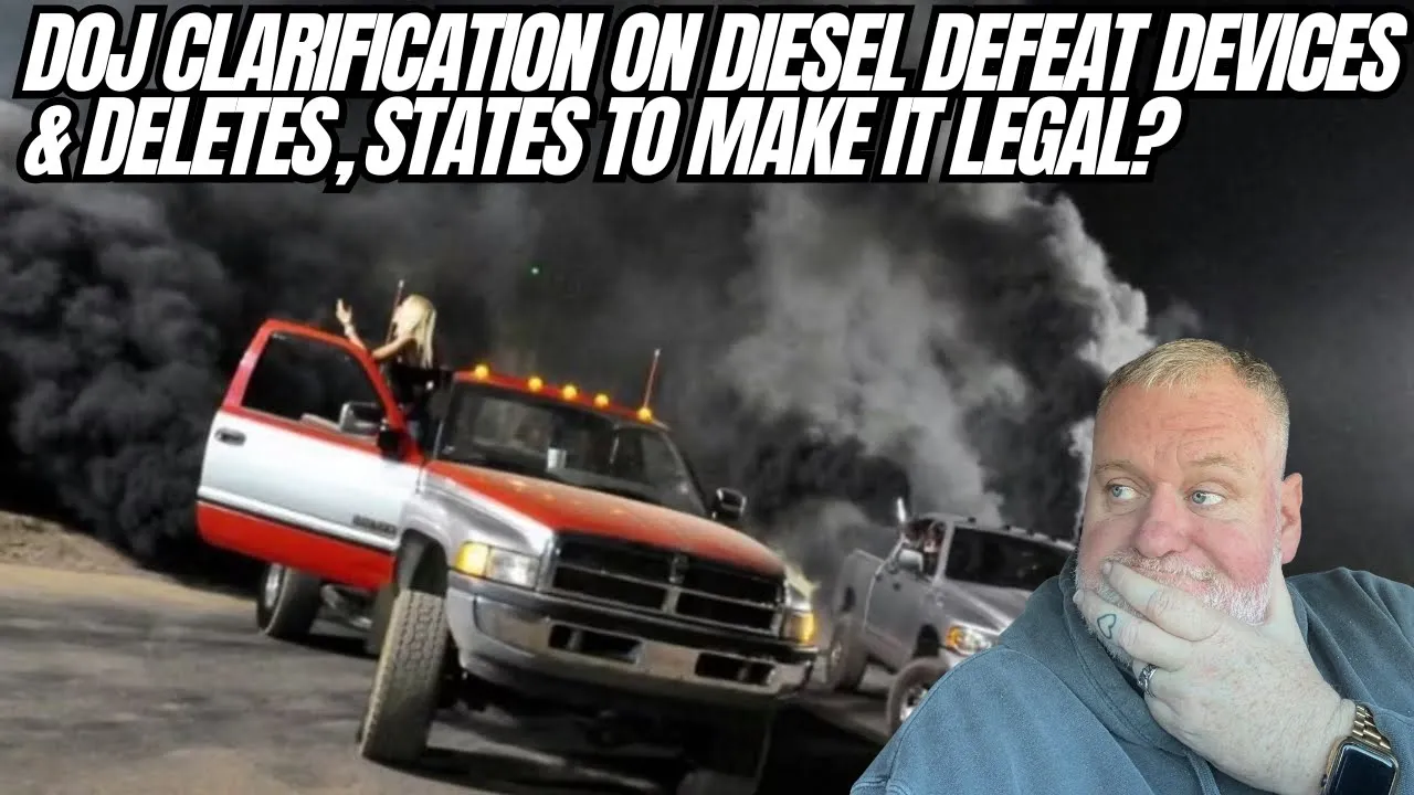 Diesel Deletes Legal? I Get DOJ Clarification, States Making Pro Delete Laws