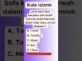 Download Lagu Lari-lari kecil dan berjalan dari bukit Safa ke bukit Marwah saat haji atau umrah disebut..?#kuis