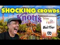 OMG Crowds at Knotts Berry Farm Incredible update