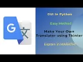 Translator application using python python project for beginners