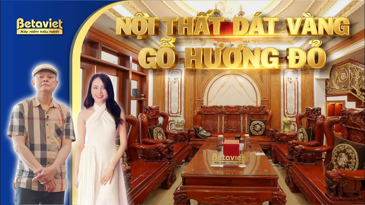 Bên trong biệt thự dát vàng với nội thất full gỗ Hương Lào có gì?