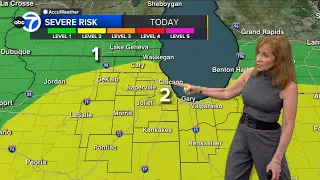 ABC7 AccuWeather Forecast Chicago Monday Aug 10 2026 Midday update
